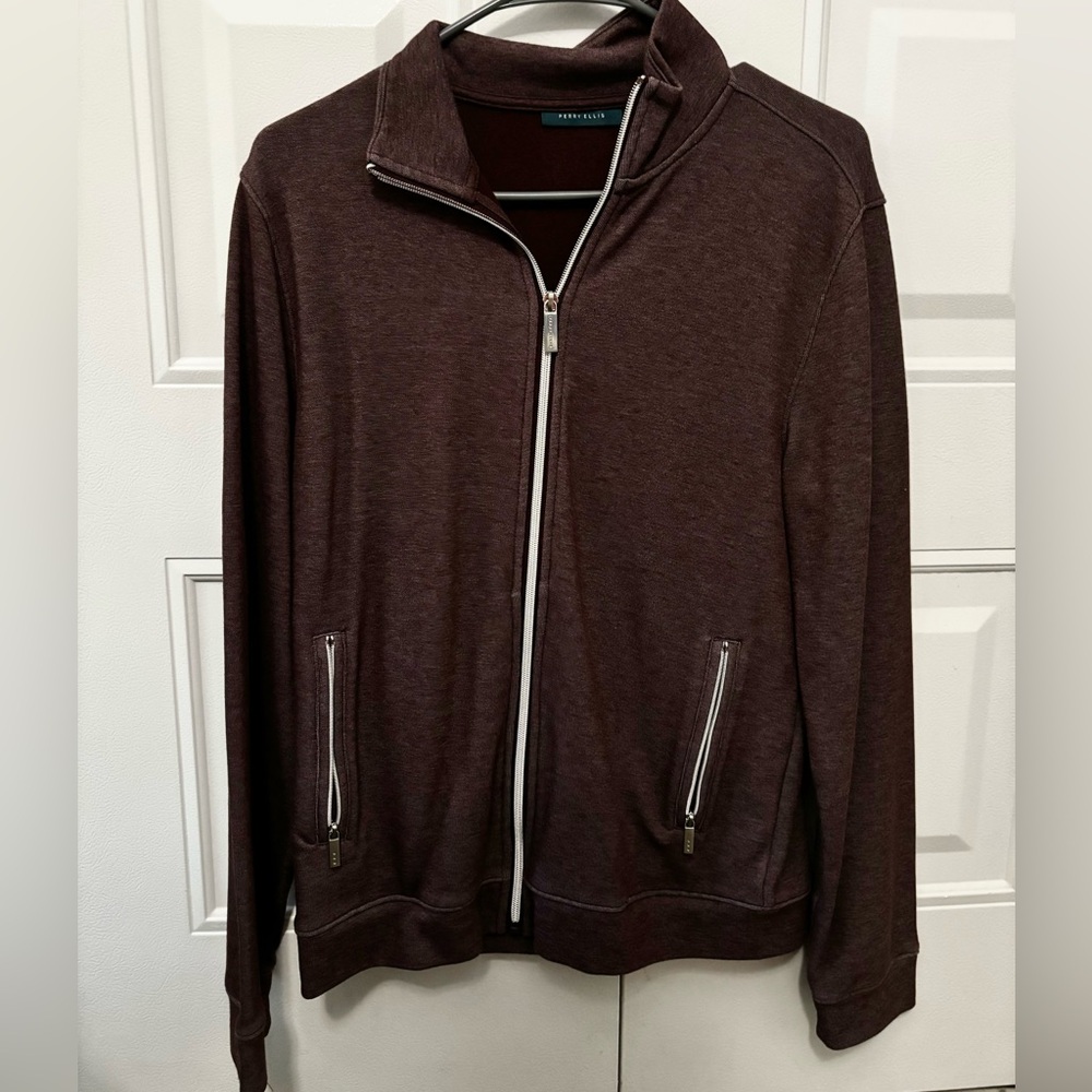 Perry Ellis Zipper Sweater